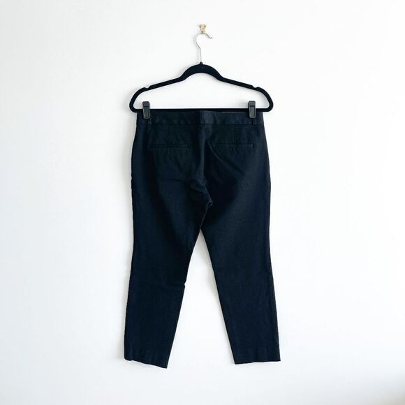 Banana Republic Women's Trouser Pants Sloan Black Petite Size 10 HEMMED - Picture 3 of 10